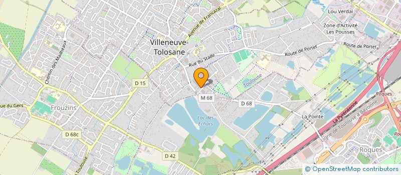 localisation de l'entreprise MADAME LAETITIA LEVEAUX à TOULOUSE