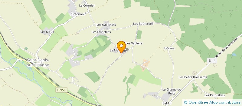 localisation de l'entreprise MADAME LAETITIA LEVRAT  CHARNY OREE DE PUISAYE