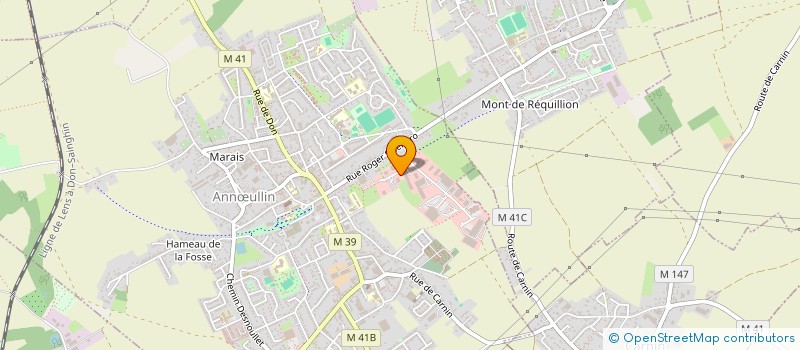 localisation de l'entreprise MADAME LAETITIA LHOMME à ANNŒULLIN