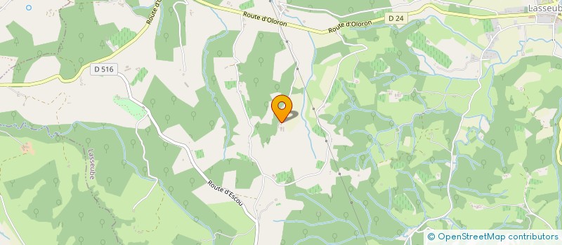 localisation de l'entreprise MADAME LAETITIA LHOTELLIER  JURANCON