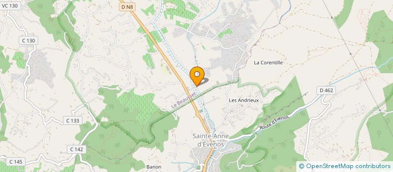 localisation de l'entreprise MADAME LAETITIA LIAUTAUD  EVENOS