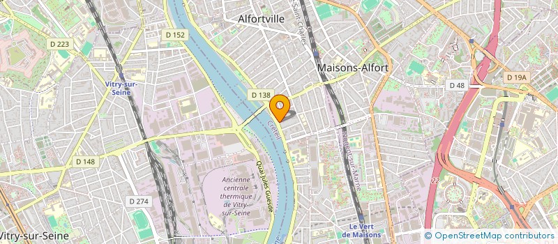localisation de l'entreprise MADAME LAETITIA LIMOZIN à ALFORTVILLE