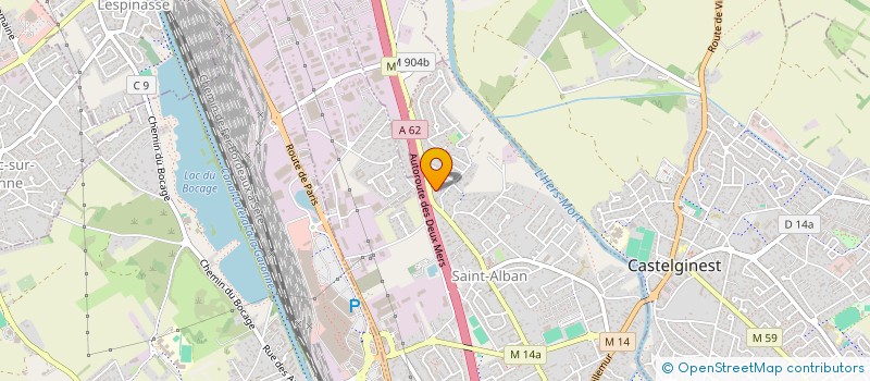 localisation de l'entreprise MADAME LAETITIA LITZENBOURGER  SAINT-ALBAN