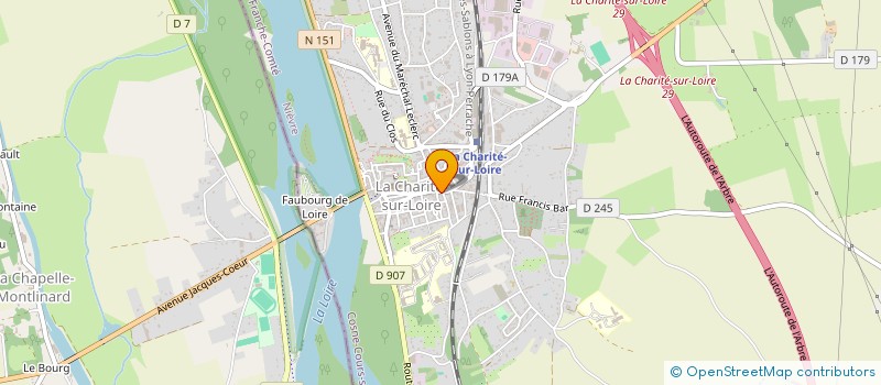 localisation de l'entreprise MADAME LAETITIA LOHBRUNNER à LA CHARITE-SUR-LOIRE