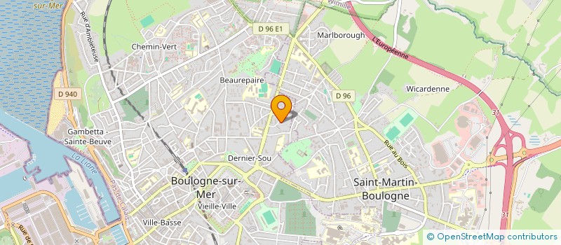 localisation de l'entreprise MADAME LAETITIA LOISON à BOULOGNE-SUR-MER