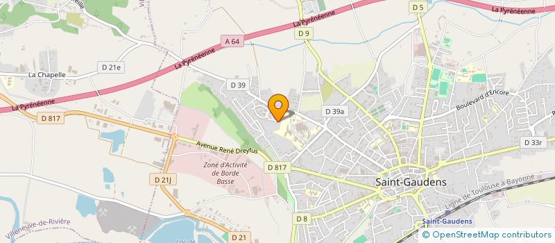 localisation de l'entreprise MADAME LAETITIA LOMBERA  SAINT-GAUDENS