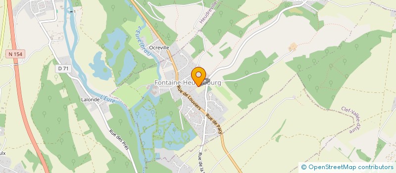 localisation de l'entreprise MADAME LAETITIA LONJARRET  CLEF VALLEE D'EURE