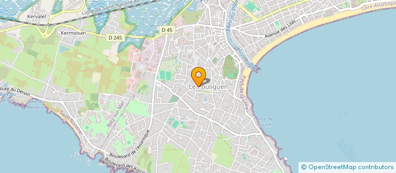 localisation de l'entreprise MADAME LAETITIA LOQUET  LE POULIGUEN