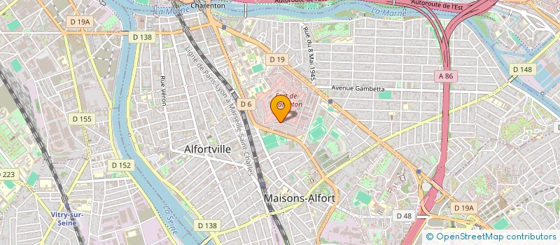 localisation de l'entreprise MADAME LAETITIA LORMIER  MAISONS-ALFORT