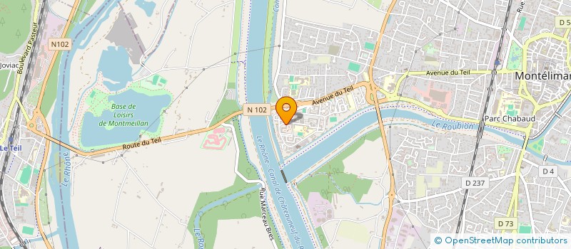 localisation de l'entreprise MADAME LAETITIA LOUBIERES  MONTELIMAR