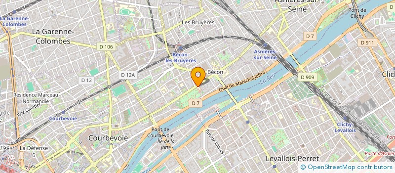 localisation de l'entreprise MADAME LAETITIA LOZANO à COURBEVOIE
