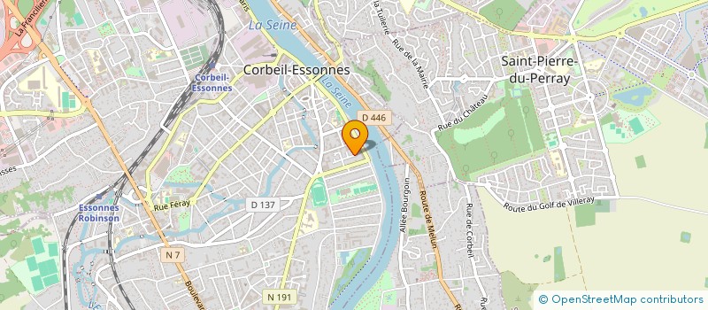 localisation de l'entreprise MADAME LAETITIA LUCRET à CORBEIL-ESSONNES