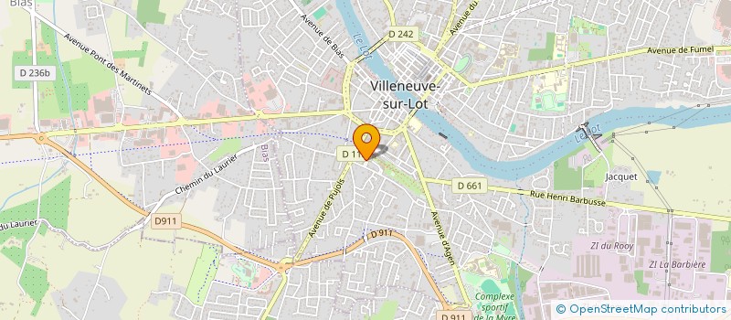 localisation de l'entreprise MADAME LAETITIA LURIAU  VILLENEUVE SUR LOT