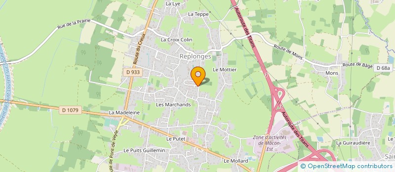 localisation de l'entreprise MADAME LAETITIA MADAIRE à REPLONGES