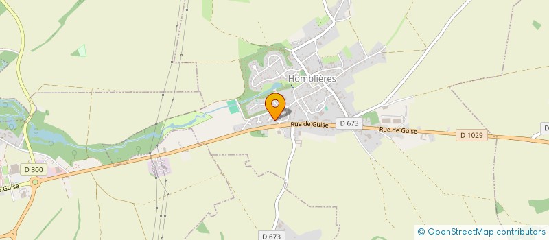 localisation de l'entreprise MADAME LAETITIA MAGUET  HOMBLIERES