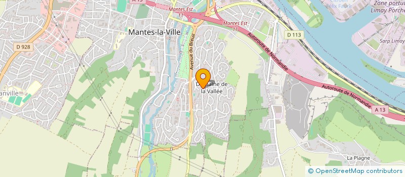 localisation de l'entreprise MADAME LAETITIA MAHALIN  MANTES-LA-VILLE