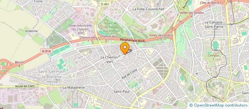 localisation de l'entreprise MADAME LAETITIA MAHE à CAEN