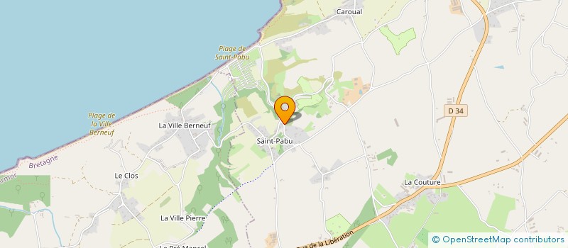 localisation de l'entreprise MADAME LAETITIA MAHE  ERQUY