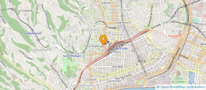localisation de l'entreprise MADAME LAETITIA MAIRE à NICE