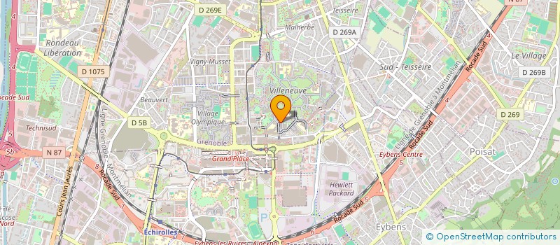 localisation de l'entreprise MADAME LAETITIA MAITRE  GRENOBLE