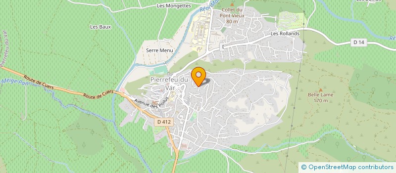 localisation de l'entreprise MADAME LAETITIA MANCINI à PIERREFEU-DU-VAR