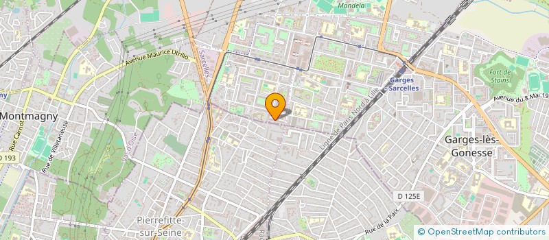 localisation de l'entreprise MADAME LAETITIA MANI  SARCELLES