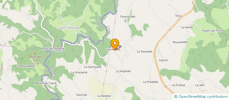 localisation de l'entreprise MADAME LAETITIA MANIOL à QUEZAC
