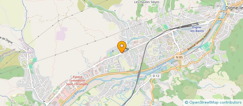 localisation de l'entreprise MADAME LAETITIA MARCAND à DIGNE-LES-BAINS
