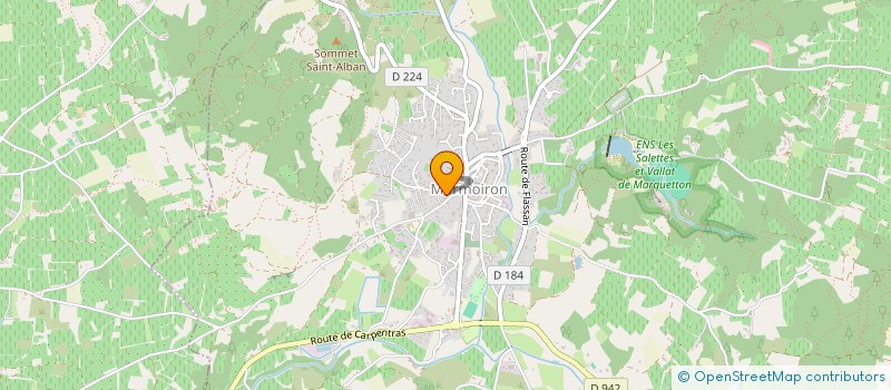 localisation de l'entreprise MADAME LAETITIA MARCELLIN  MORMOIRON