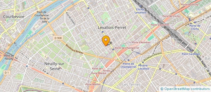 localisation de l'entreprise MADAME LAETITIA MARCHAND à LEVALLOIS-PERRET