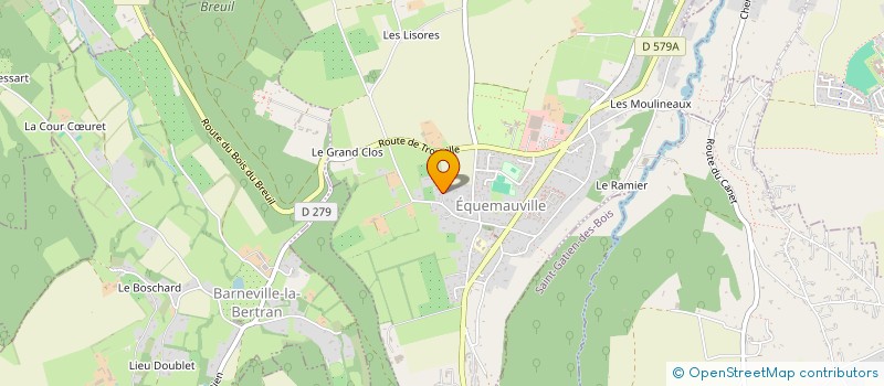 localisation de l'entreprise MADAME LAETITIA MARCHERAT  EQUEMAUVILLE