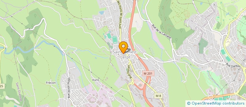 localisation de l'entreprise MADAME LAETITIA MARCON  SAINT-GENEST-LERPT