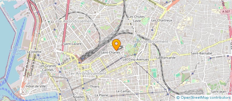 localisation de l'entreprise MADAME LAETITIA MARE à MARSEILLE