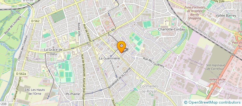localisation de l'entreprise MADAME LAETITIA MARESCOT à CAEN
