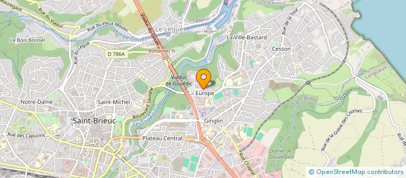 localisation de l'entreprise MADAME LAETITIA MARGATE à SAINT-BRIEUC