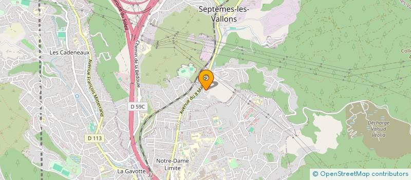 localisation de l'entreprise MADAME LAETITIA MARIE BALDI à SEPTEMES-LES-VALLONS