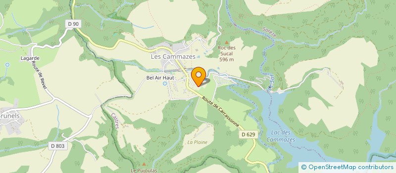 localisation de l'entreprise MADAME LAETITIA MARIOJOULS  LES CAMMAZES