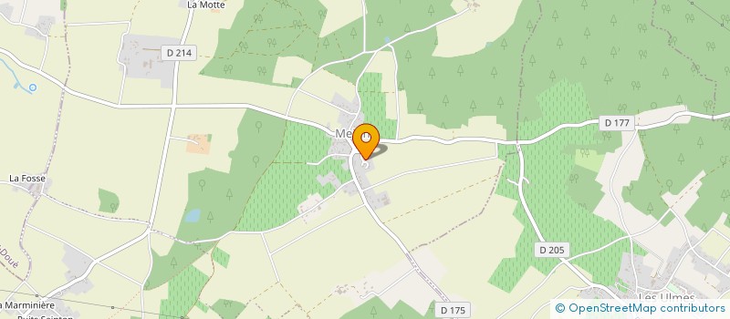 localisation de l'entreprise MADAME LAETITIA MAROLLEAU  DOUE-EN-ANJOU