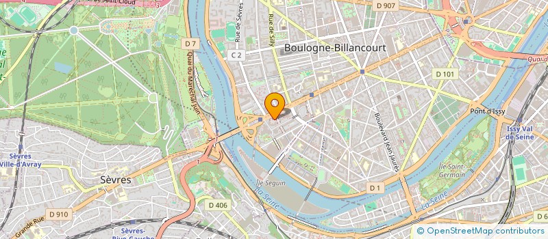 localisation de l'entreprise MADAME LAETITIA MARQUES  BOULOGNE-BILLANCOURT