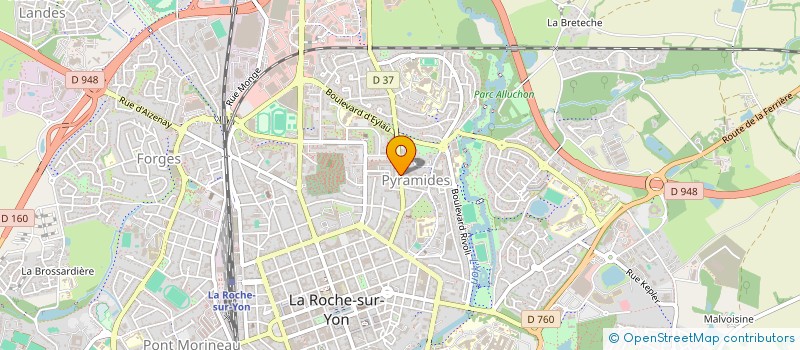 localisation de l'entreprise MADAME LAETITIA MARQUET à LA ROCHE-SUR-YON
