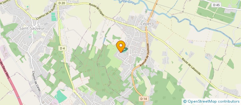 localisation de l'entreprise MADAME LAETITIA MARTAL  PLAISANCE-DU-TOUCH