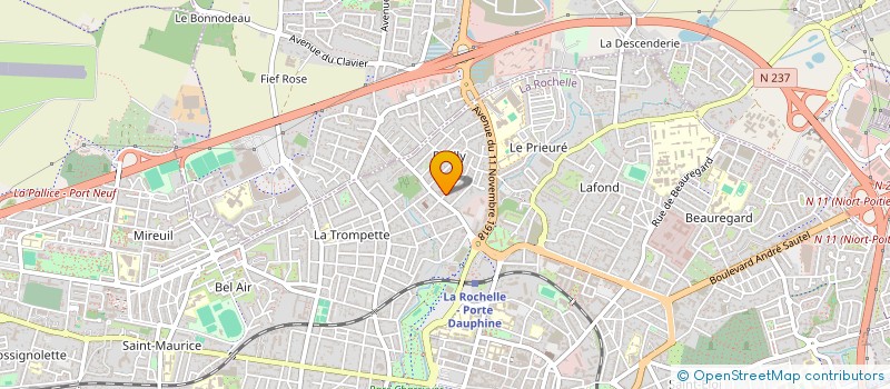 localisation de l'entreprise MADAME LAETITIA MARTIN  LA ROCHELLE