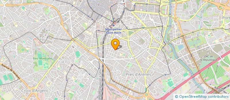 localisation de l'entreprise MADAME LAETITIA MARTIN à MONTPELLIER