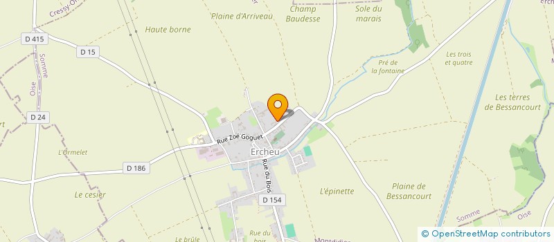 localisation de l'entreprise MADAME LAETITIA MARTIN à ERCHEU