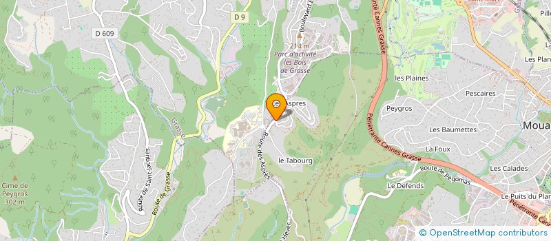 localisation de l'entreprise MADAME LAETITIA MARTIN  MOUANS-SARTOUX