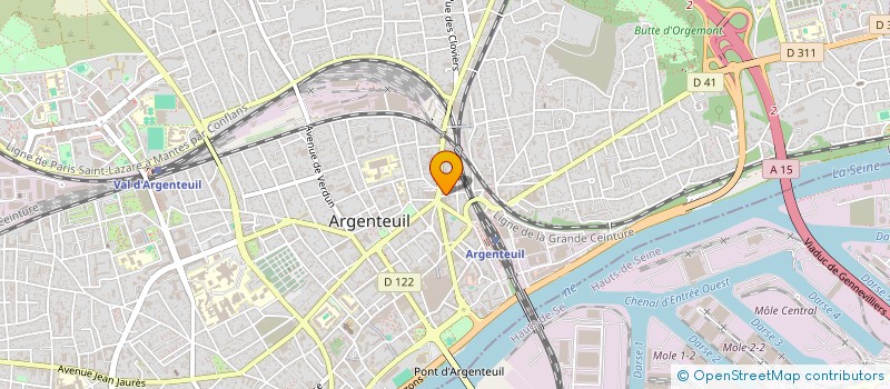 localisation de l'entreprise MADAME LAETITIA MARTIN  ARGENTEUIL