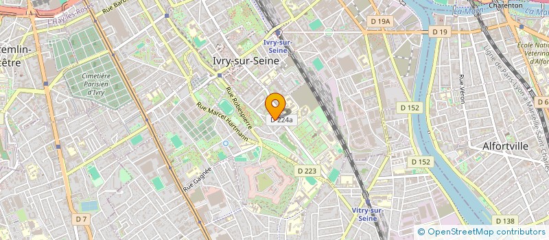 localisation de l'entreprise MADAME LAETITIA MARTIN à IVRY-SUR-SEINE