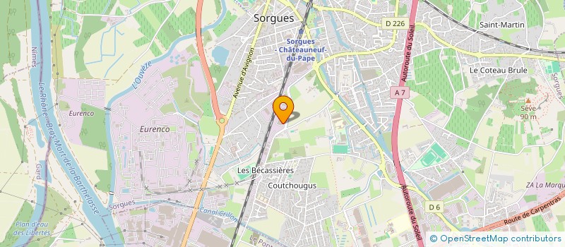 localisation de l'entreprise MADAME LAETITIA MARTIN  VEDENE