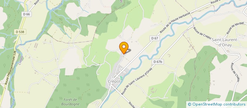 localisation de l'entreprise MADAME LAETITIA MARTIN  CREPOL