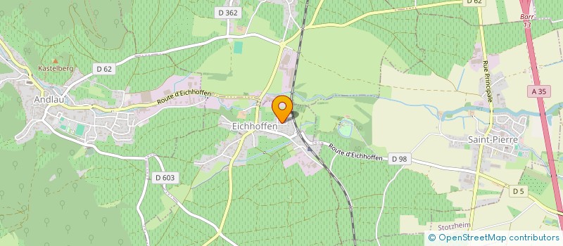 localisation de l'entreprise MADAME LAETITIA MARTIN  EICHHOFFEN